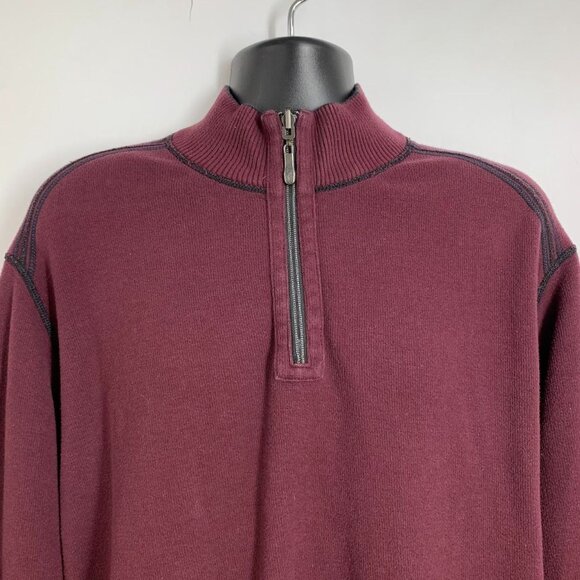 Tommy Bahama Men's Reversible 1/2 Zip Long Sleeve Pullover Sweatshirt Size XXL - Picture 10 of 15